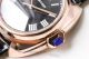 Perfect Replica Cartier Cle De Black Roman Dial Rose Gold Smooth Bezel Watch (5)_th.jpg